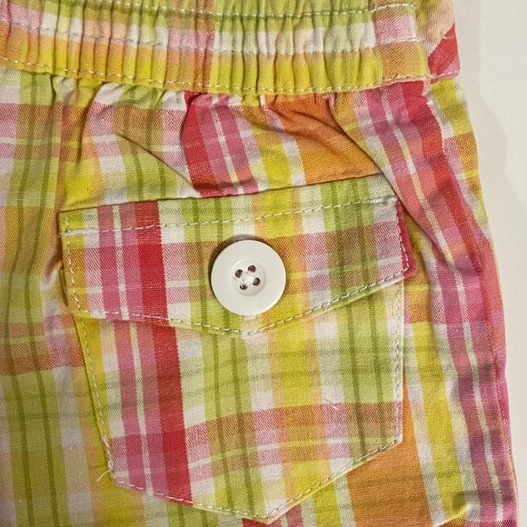 Gymboree Plaid Multicolor Shorts - Picture 4 of 6